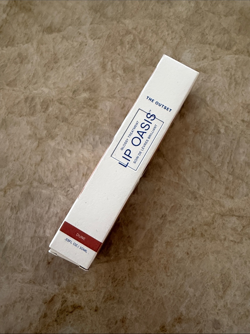 New The outset Lip Oasis Glossy Treatment in Dune